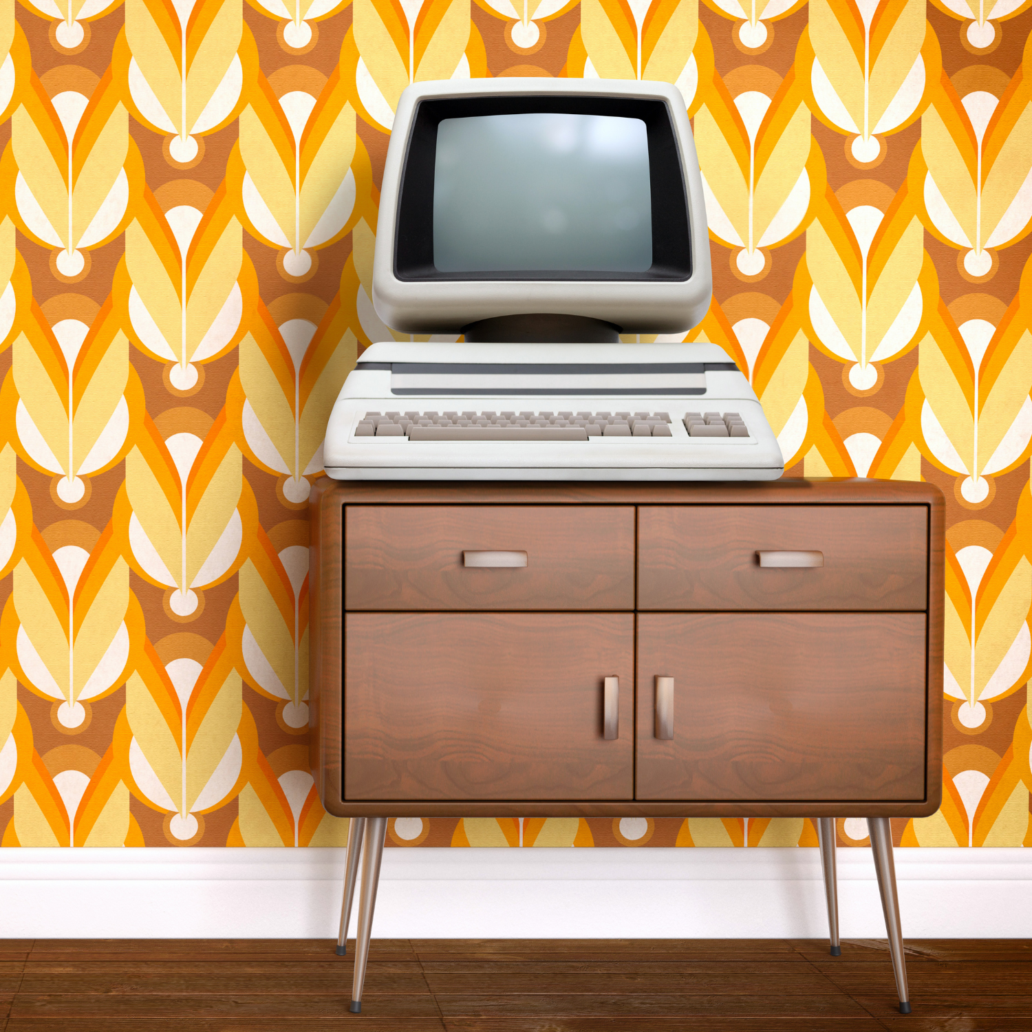 vinateg computer on a stand