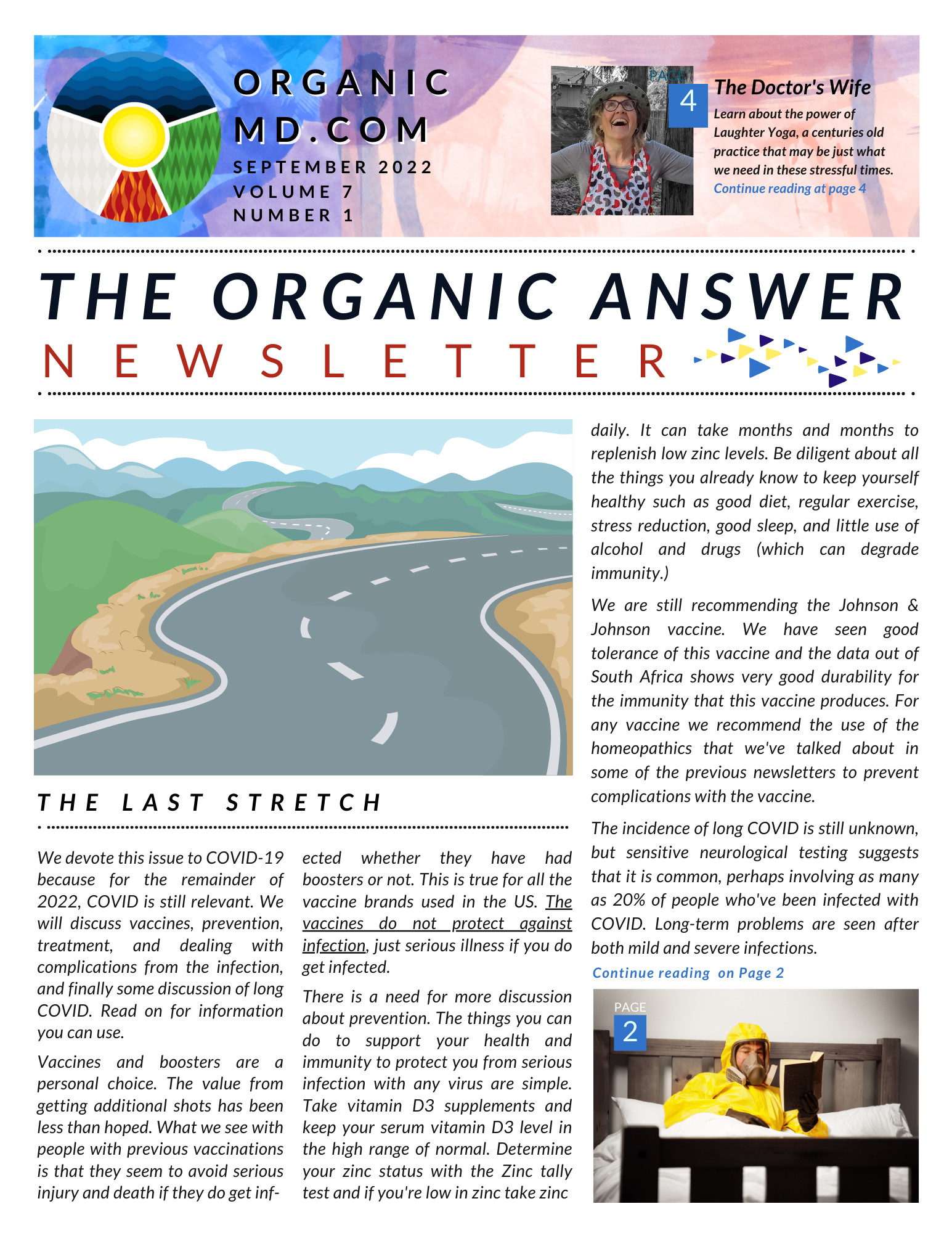 Newsletter for a Wellness Company